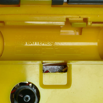 Sports By GPX Cassette Personal Stereo Walkman Style Yellow/Gray Lightweight Portable Music Player With Belt Clip