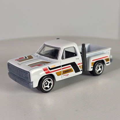 Hot Wheels 2025 1978 Dodge Lil Red Pony Express Truck White