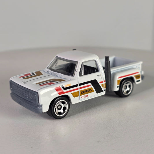 Hot Wheels 2025 1978 Dodge Lil Red Pony Express Truck White