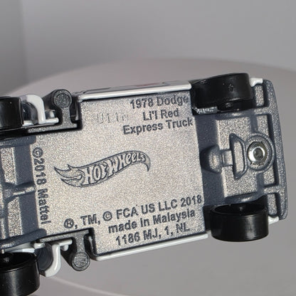 Hot Wheels 2025 1978 Dodge Lil Red Pony Express Truck White