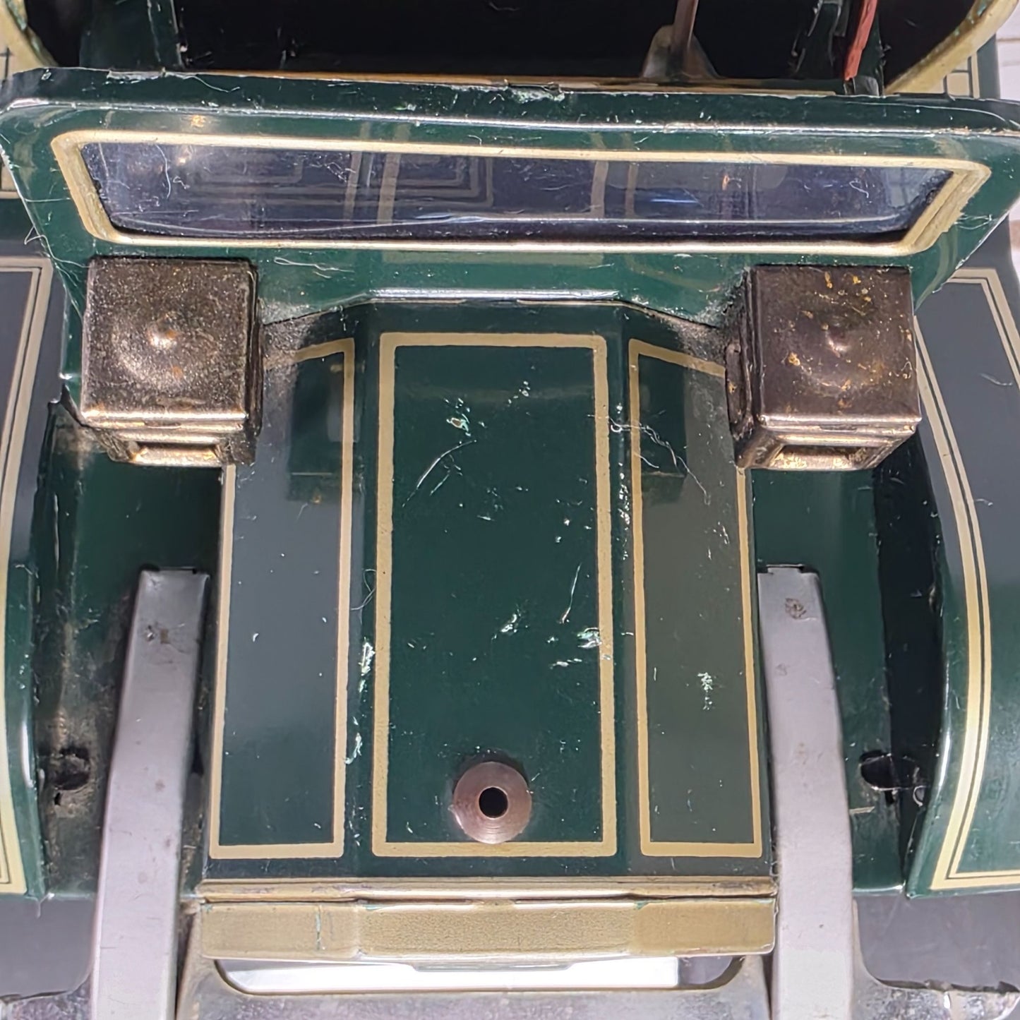 Vintage 1960s SH Horikawa Tin Toy Touring Car Limousine Battery Operated Model UNTESTED