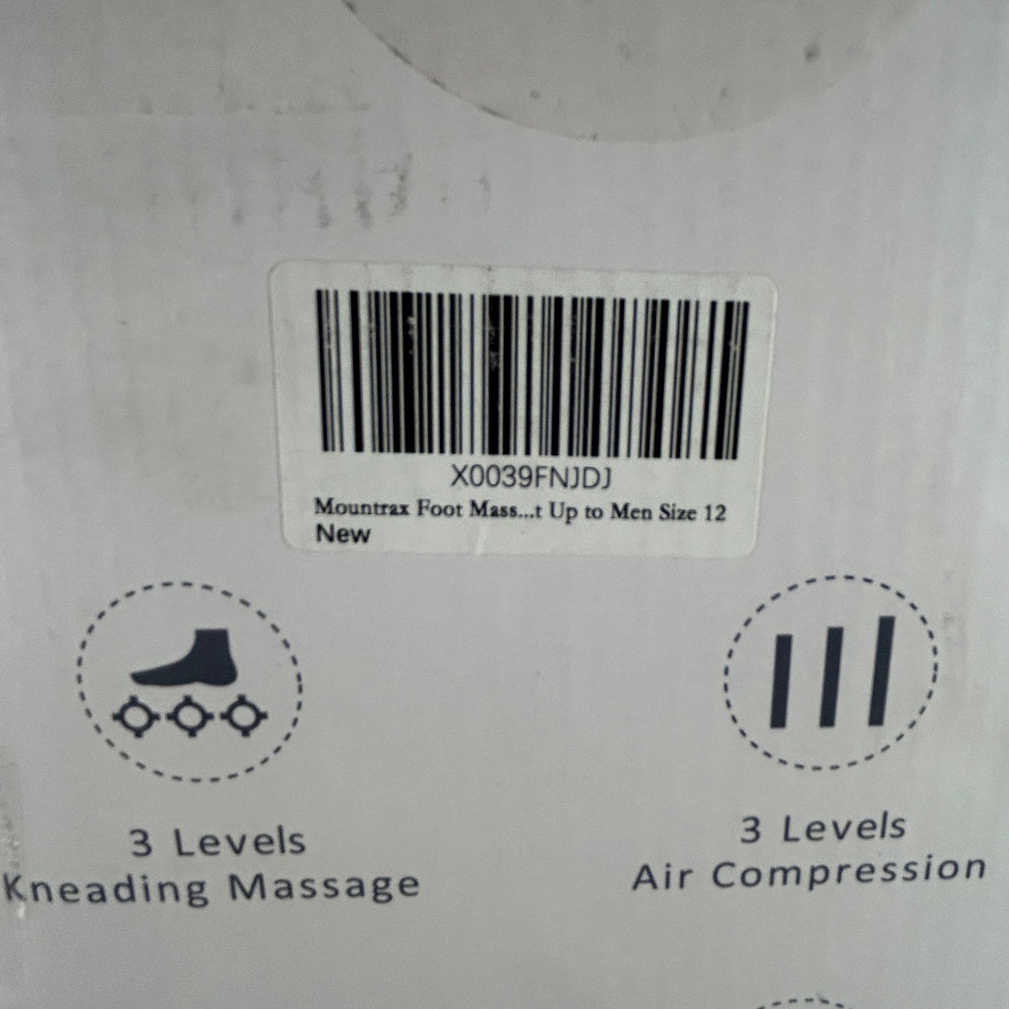 Mountrax Foot Massager W/ Remote Control - Kneading Shiatsu Heat & Timer - Black - Fits Up To Size 12 Feet