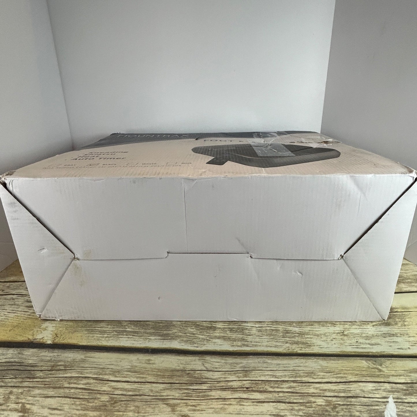 Mountrax Foot Massager W/ Remote Control - Kneading Shiatsu Heat & Timer - Black - Fits Up To Size 12 Feet