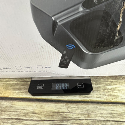 Mountrax Foot Massager W/ Remote Control - Kneading Shiatsu Heat & Timer - Black - Fits Up To Size 12 Feet