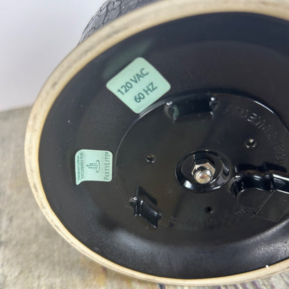 Black Mosaic Electric Wax Warmer Burner By PartyLite