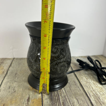 Black Mosaic Electric Wax Warmer Burner By PartyLite