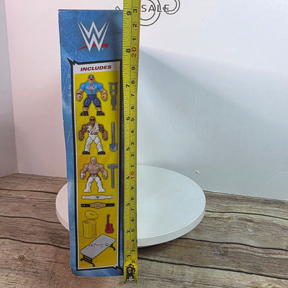 Walmart EXCLUSIVE! WWE Knuckle Crunchers 3-Pack John Cena The Rock Cody Rhodes NIB