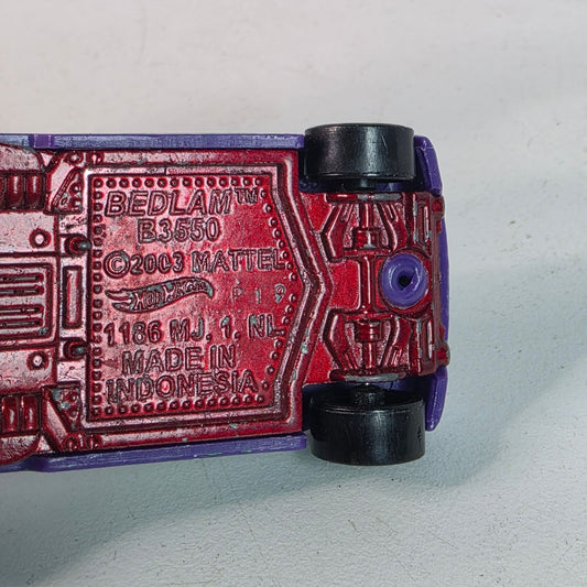 Vintage 2003 Hot Wheels Bedlam The Joker Purple