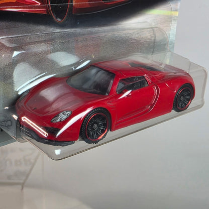 🔥 RARE 🔥 2025 Matchbox 15/125 Porsche 918 Spyder Red Die-Cast Metal Car NIP [30782]