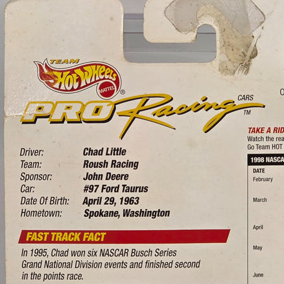 Hot Wheels Pro Racing 1998 Preview Edition Chad Little #97 Die-Cast Car