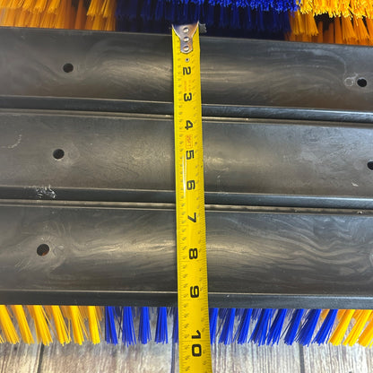 Farm Animals Grooming & Scratching Brushes With Hardware Yellow & Blue 2 pieces