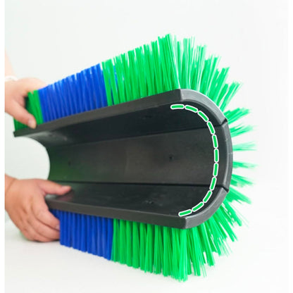 Farm Animals Grooming & Scratching Brushes With Hardware Yellow & Blue 2 pieces