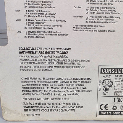 Hot Wheels 1997 John Andretti RCA Pro Racing Die-Cast Car