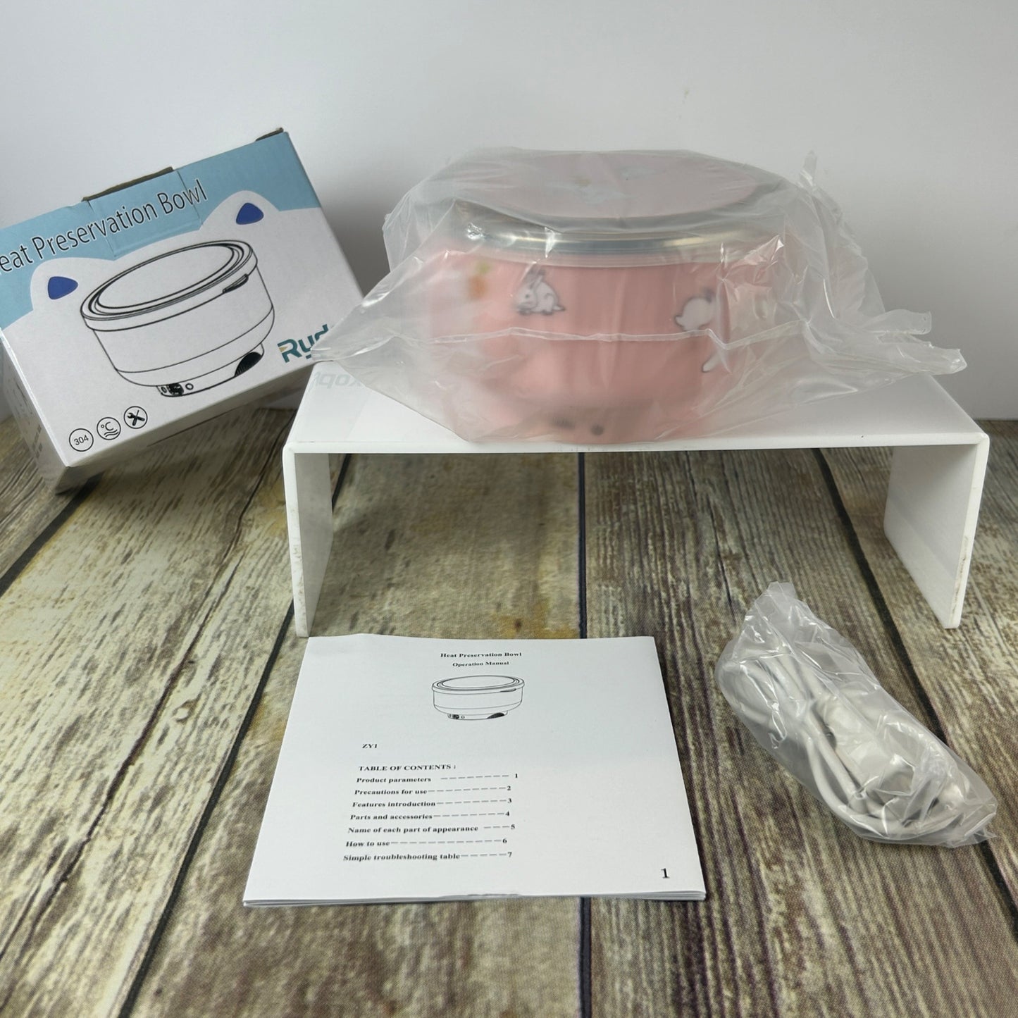 Rydox Fast Heating Toddler Bowl Set With Food Storage