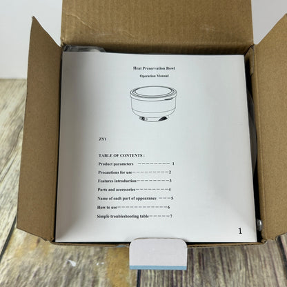 Rydox Fast Heating Toddler Bowl Set With Food Storage