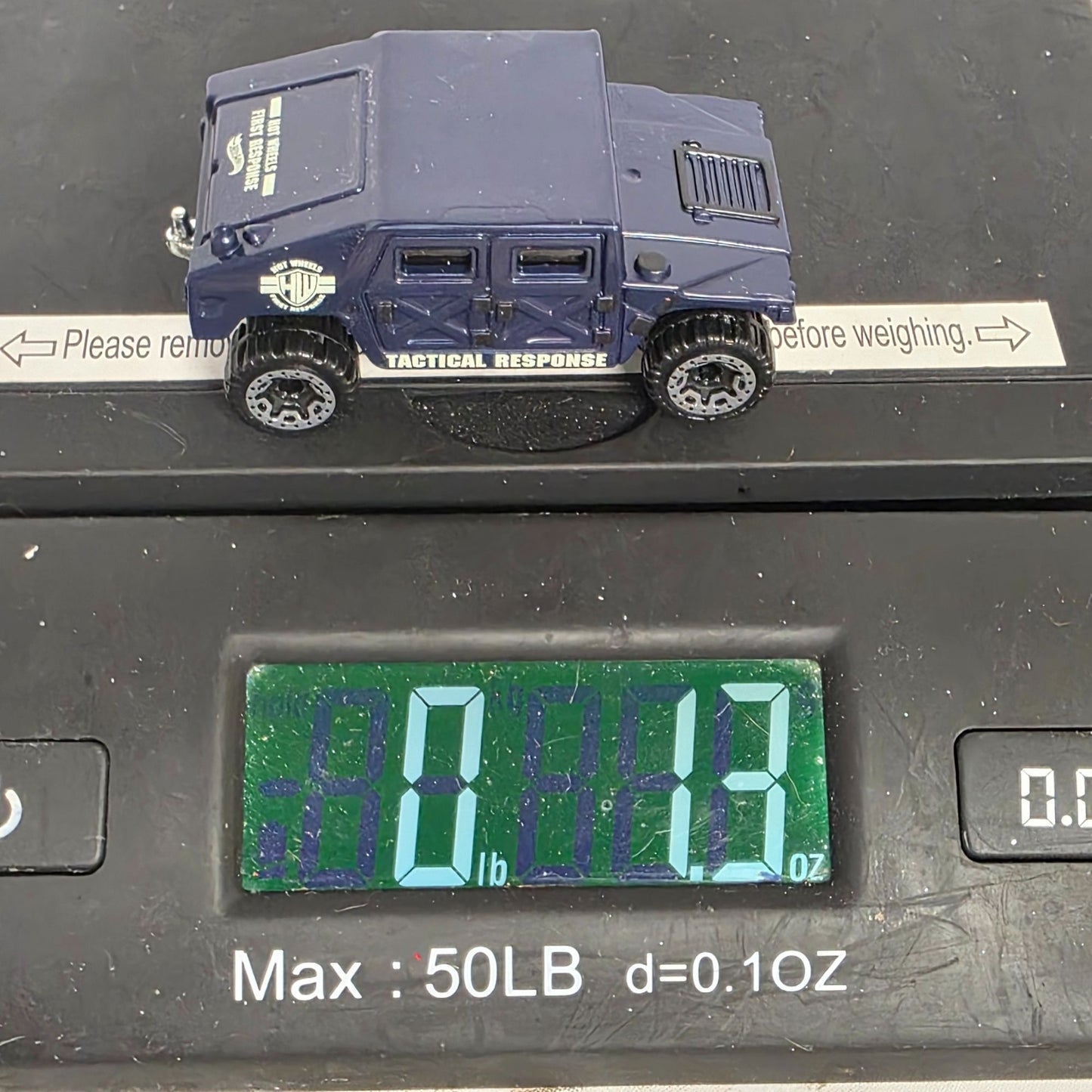 Hot Wheels First Responders Tactical Response Humvee Diecast Model Car