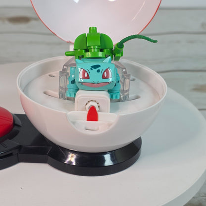 Pokemon Pokeball Playset Bundle With Figures - Includes Bulbasaur Rattata & Sableye Figures In Interactive Pokeballs