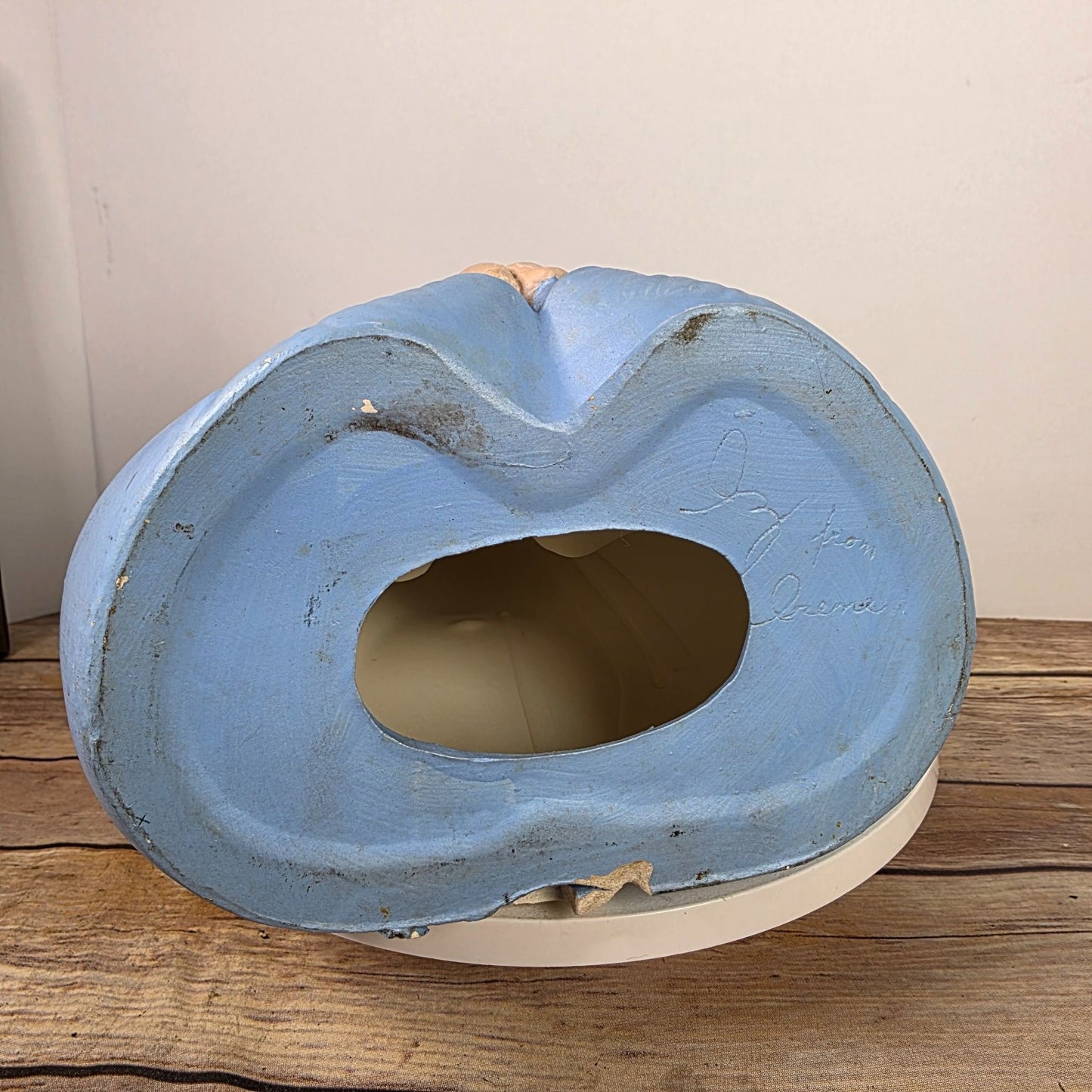 Vintage Virgin Mary Ceramic Bust Statue