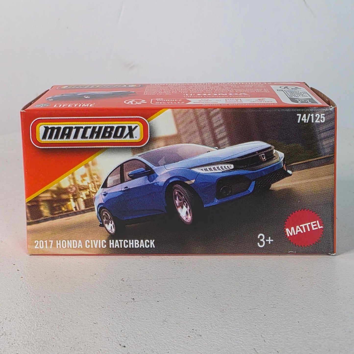 Matchbox 2017 Honda Civic Hatchback Power Grab