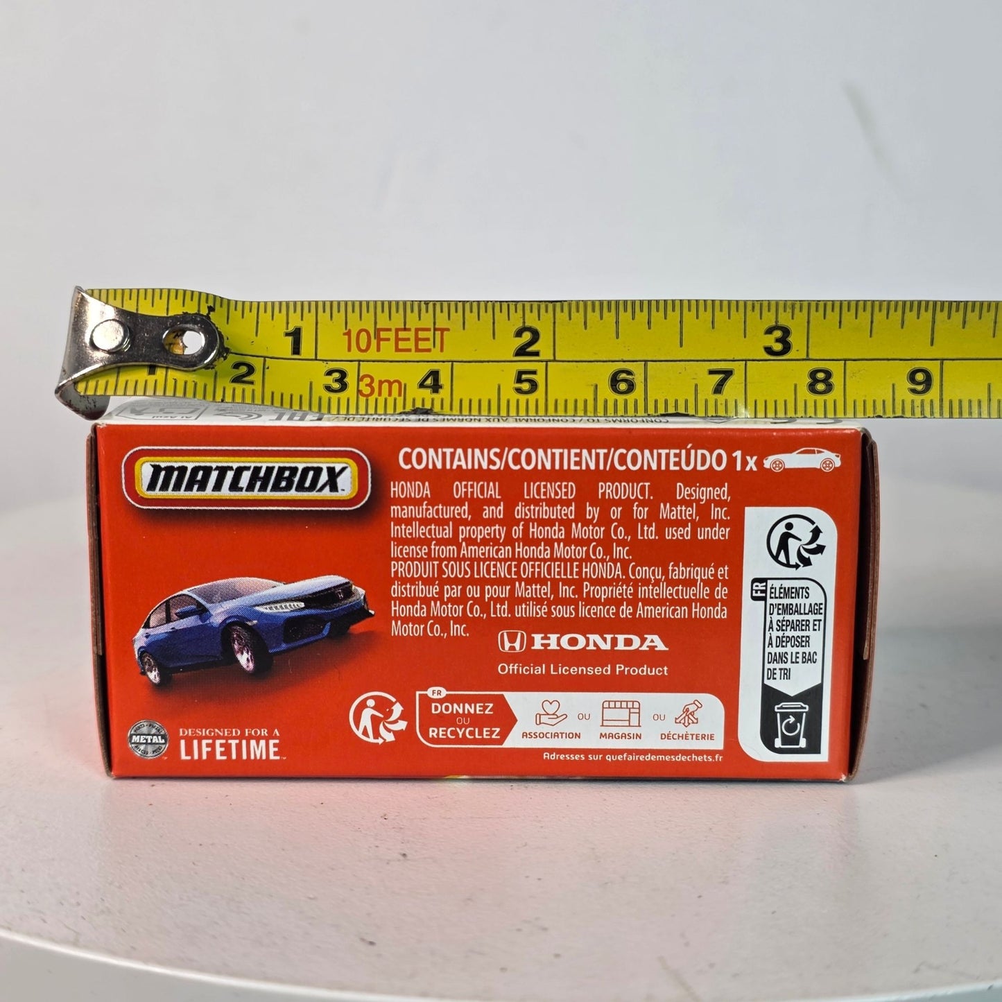 Matchbox 2017 Honda Civic Hatchback Power Grab