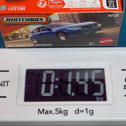 Matchbox 2017 Honda Civic Hatchback Power Grab
