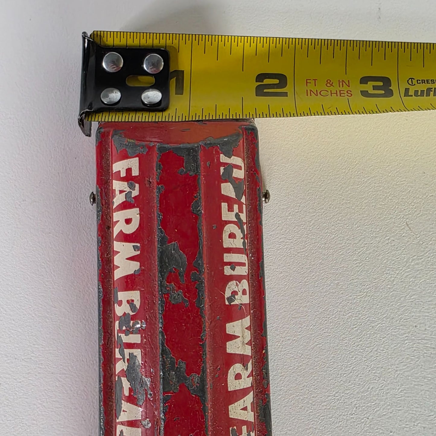 Vintage Cam Cast Diecast Farm Bureau Tanker Truck 5" Edgerton Ohio Rare As Is Condition