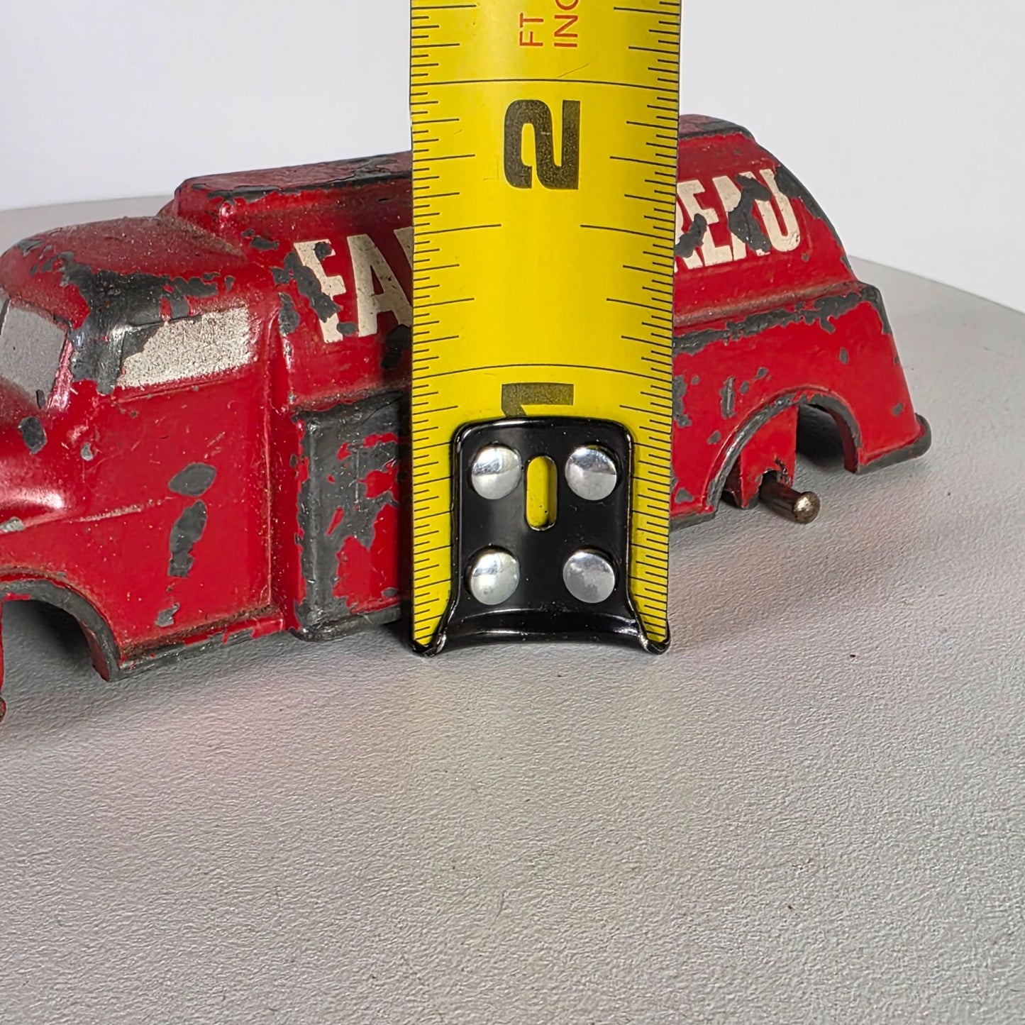 Vintage Cam Cast Diecast Farm Bureau Tanker Truck 5" Edgerton Ohio Rare As Is Condition