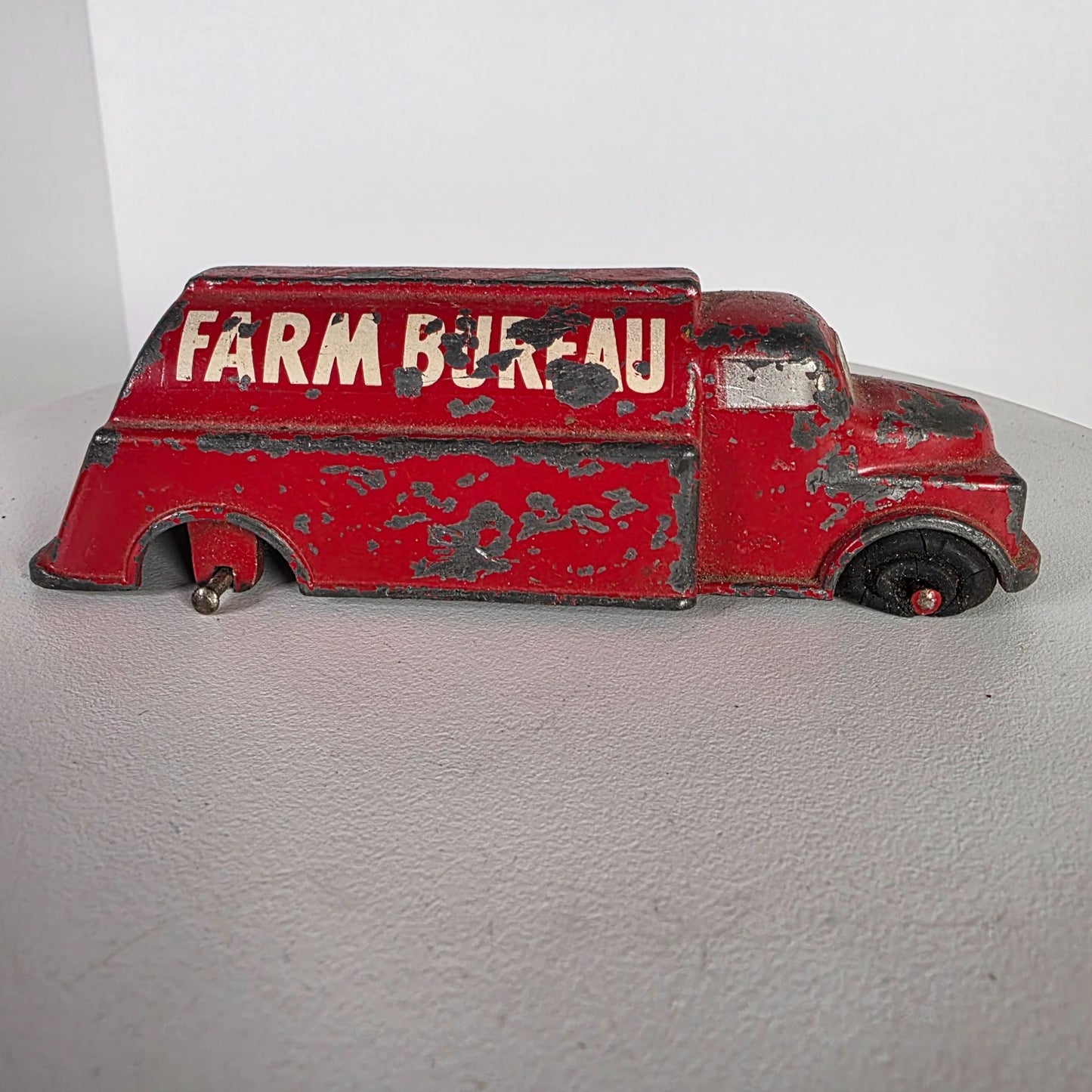 Vintage Cam Cast Diecast Farm Bureau Tanker Truck 5" Edgerton Ohio Rare As Is Condition