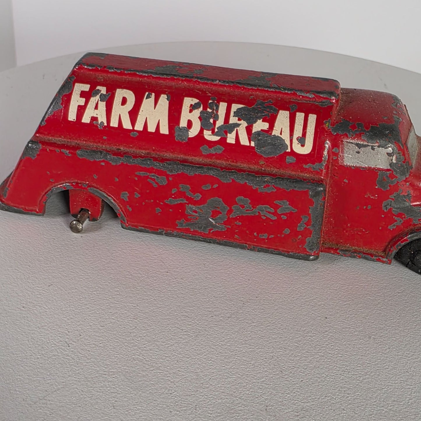 Vintage Cam Cast Diecast Farm Bureau Tanker Truck 5" Edgerton Ohio Rare As Is Condition