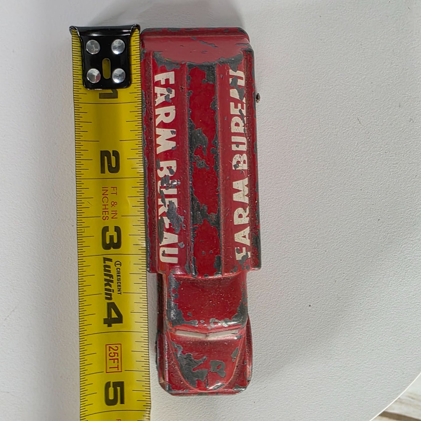 Vintage Cam Cast Diecast Farm Bureau Tanker Truck 5" Edgerton Ohio Rare As Is Condition