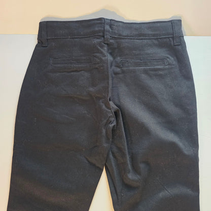 Old Navy Mid-Rise Skinny Pants Black Size 8 Stretch Cotton NWT Womens