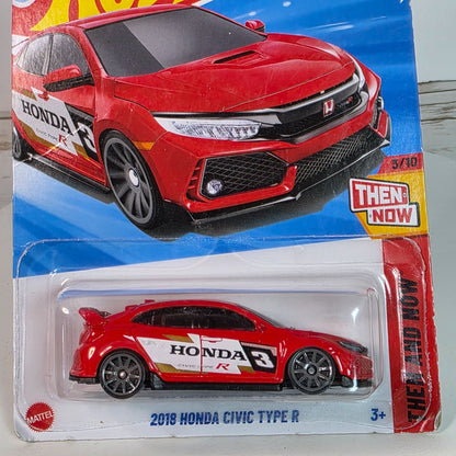 Hot Wheels 2018 Honda Civic Type R Die-Cast Model Car