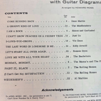 Music Of Today Accordion No.64 With Guitar Diagrams