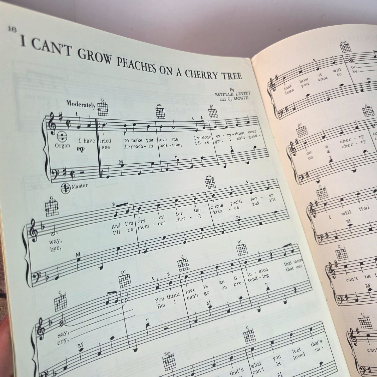 Music Of Today Accordion No.64 With Guitar Diagrams