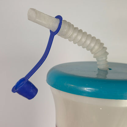 Vintage Paramounts Kings Island 1996 Season Pass Member Souvenir Cup With Lid & Straw