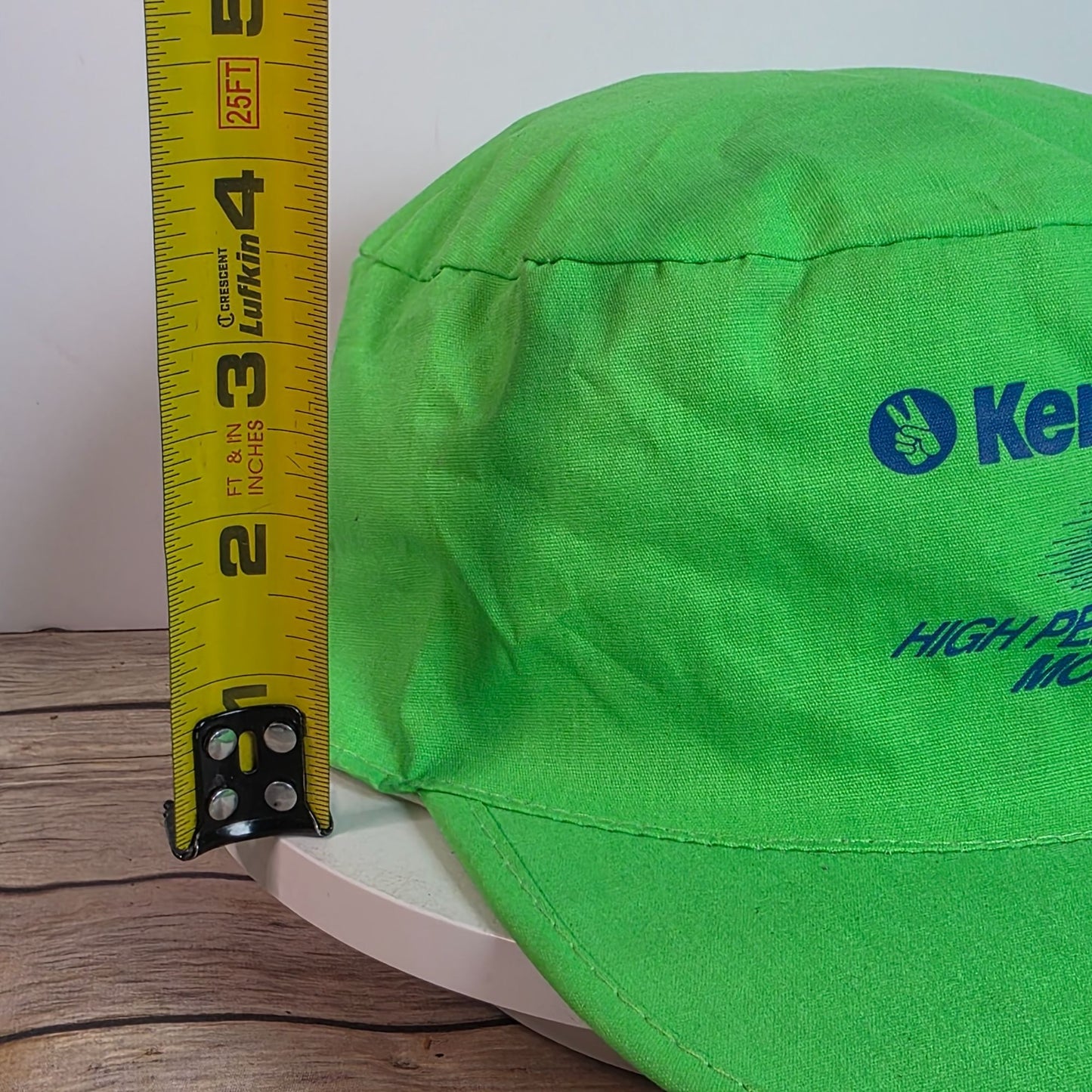 Vintage Kendall GT-1 Racing Neon Green Trucker Cap OSFA Cotton/Polyester