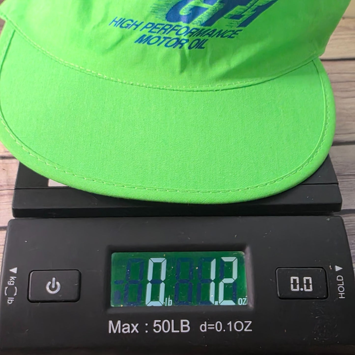 Vintage Kendall GT-1 Racing Neon Green Trucker Cap OSFA Cotton/Polyester