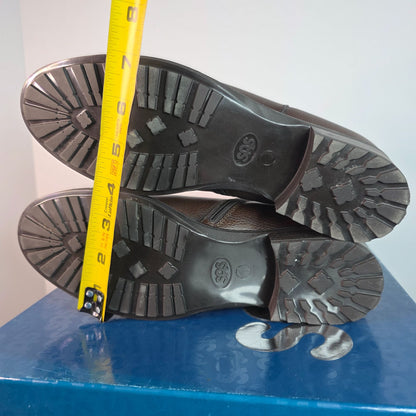 SAS Maddy 2 Brown Ankle Boots 7M Leather Womens Made In Italy