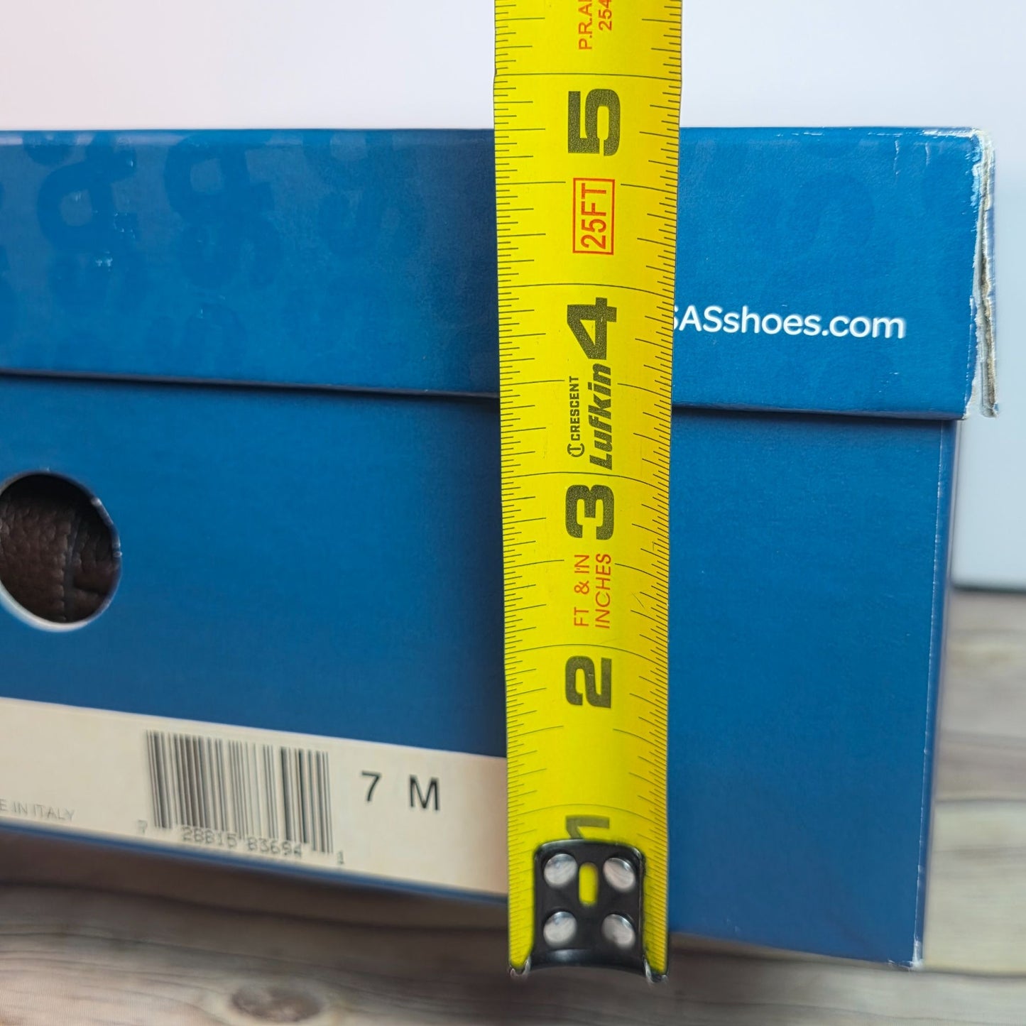 SAS Maddy 2 Brown Ankle Boots 7M Leather Womens Made In Italy