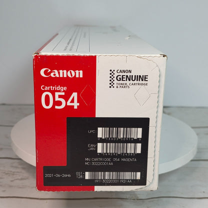 Canon Cartridge 054 Magenta Toner - Genuine Laser Printer Cartridge For Color imageCLASS MF642C Series
