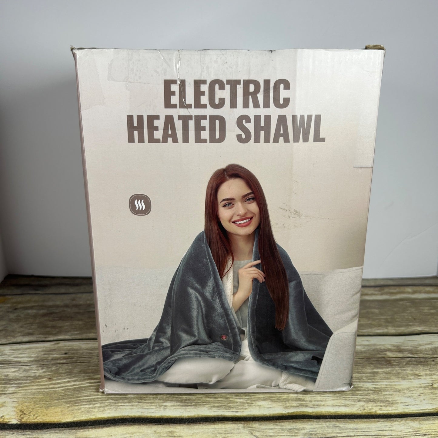 Mefine Electric Heated Shawl Cordless USB Powered Soft & Cozy Wearable Blanket Wrap For Office Or Home