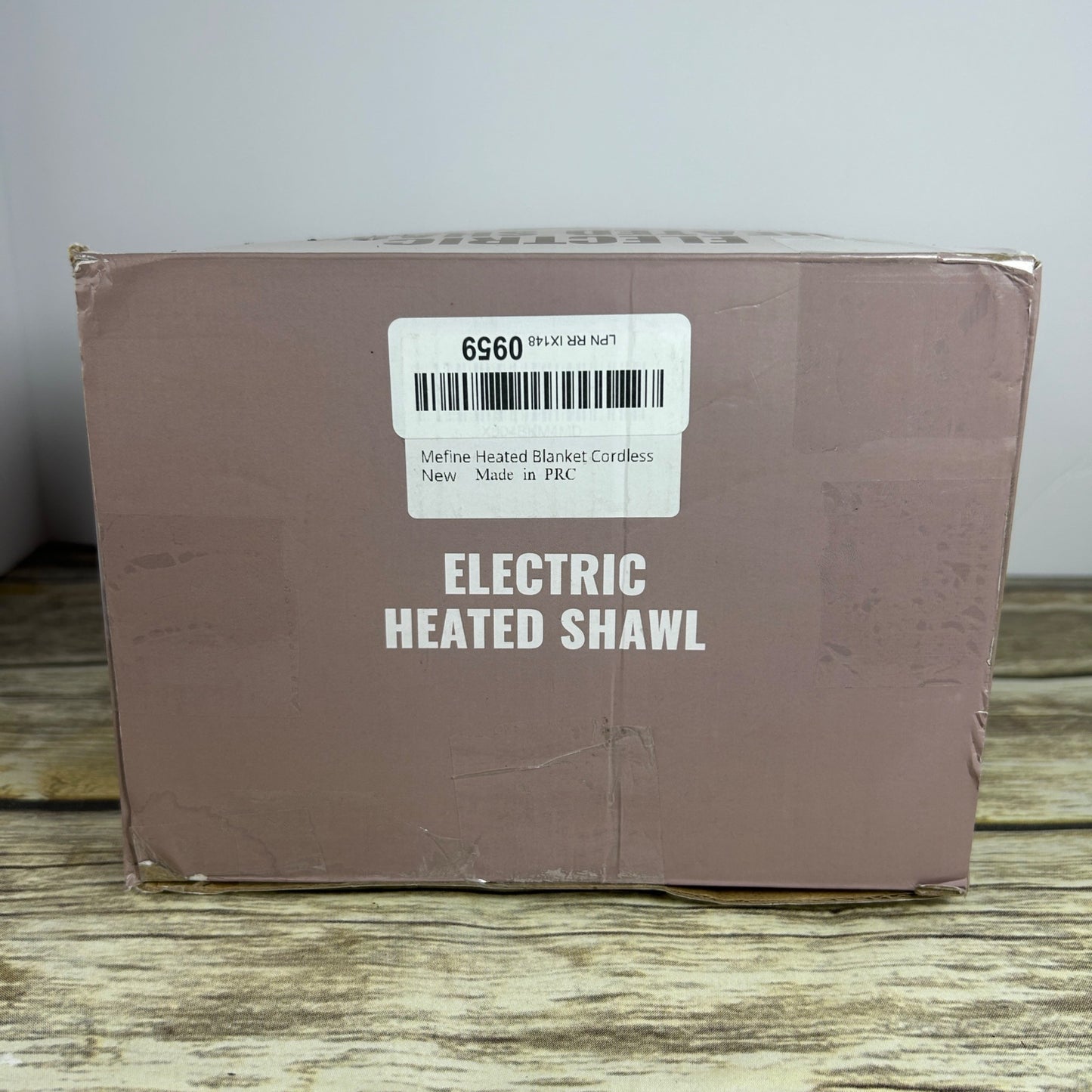 Mefine Electric Heated Shawl Cordless USB Powered Soft & Cozy Wearable Blanket Wrap For Office Or Home