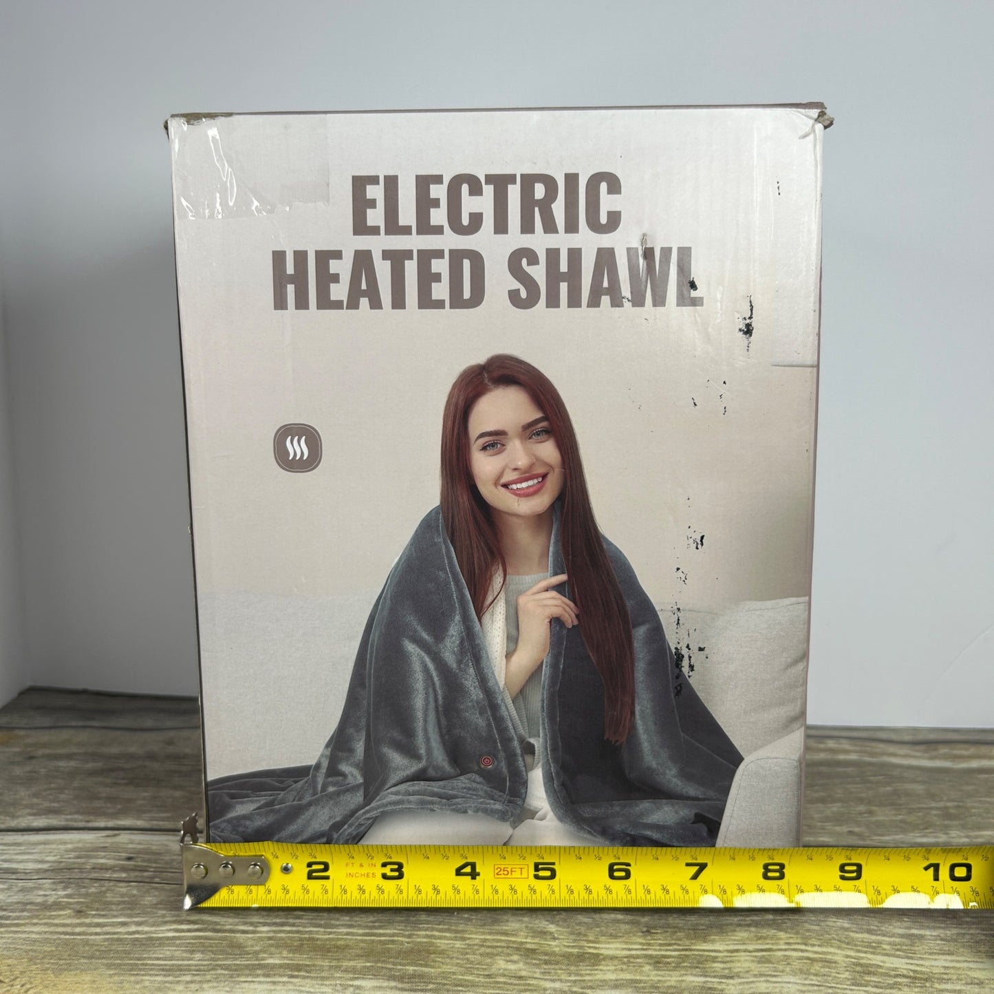 Mefine Electric Heated Shawl Cordless USB Powered Soft & Cozy Wearable Blanket Wrap For Office Or Home