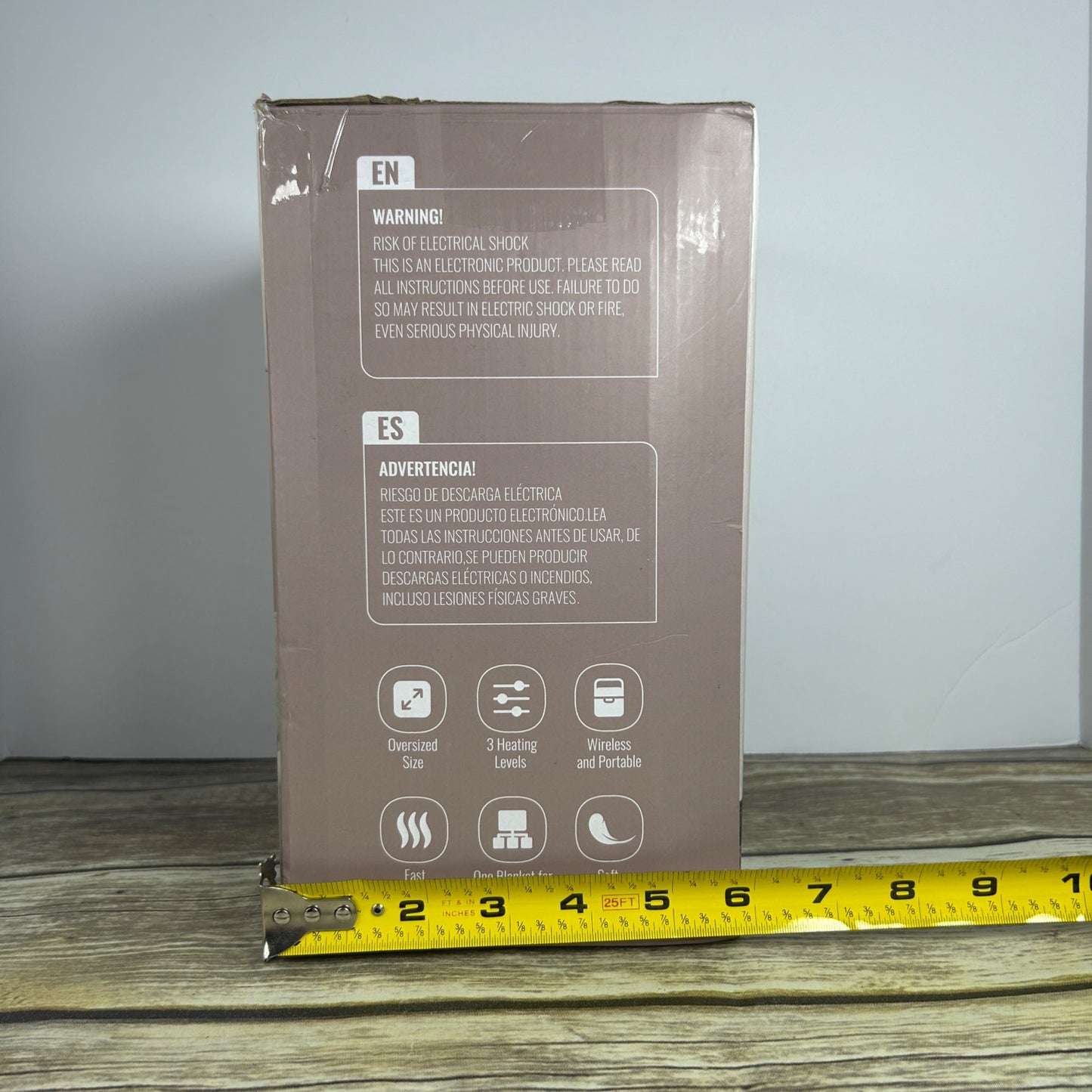 Mefine Electric Heated Shawl Cordless USB Powered Soft & Cozy Wearable Blanket Wrap For Office Or Home