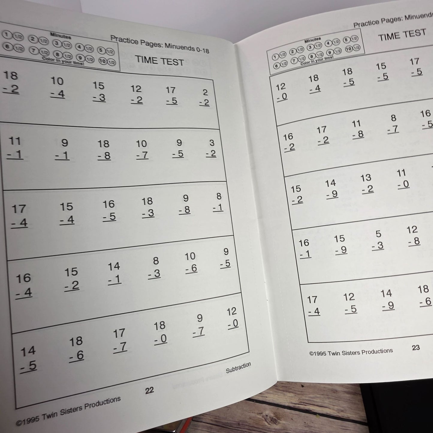 Subtraction Educational CD Set & Activity Book By Twin Sisters Productions