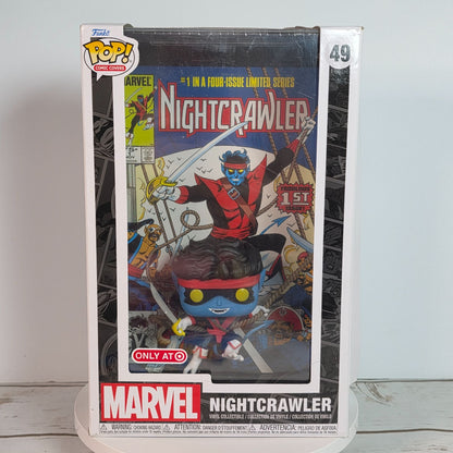 Funko Pop! Comic Covers Marvel Nightcrawler #49 Target Exclusive Vinyl Figure With Display Case