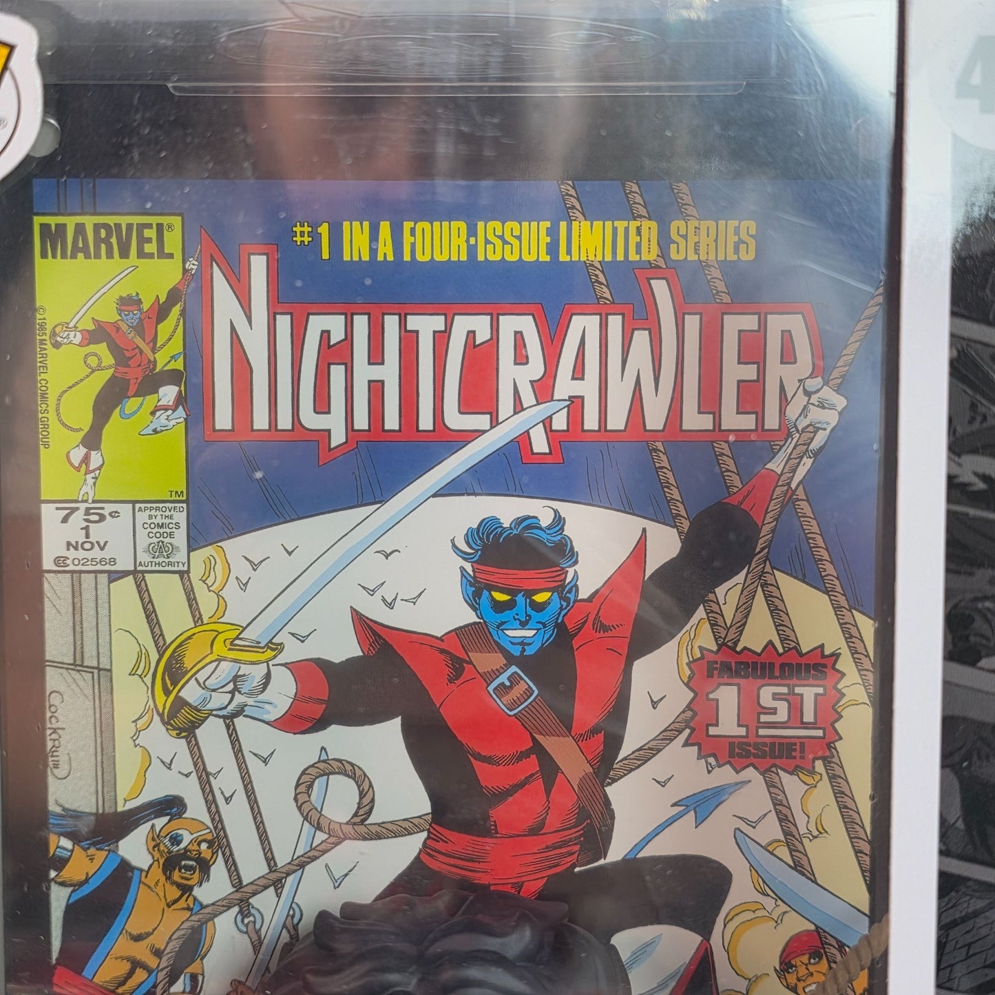 Funko Pop! Comic Covers Marvel Nightcrawler #49 Target Exclusive Vinyl Figure With Display Case