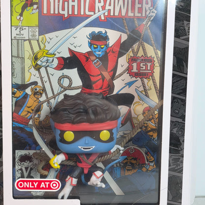 Funko Pop! Comic Covers Marvel Nightcrawler #49 Target Exclusive Vinyl Figure With Display Case