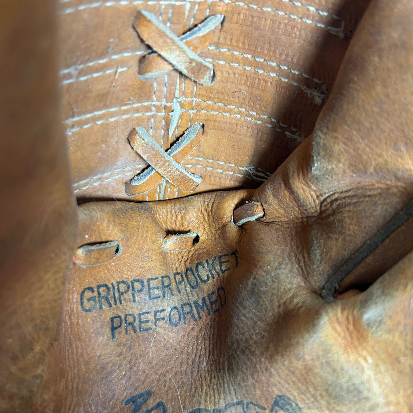 Vtg Rawlings GJ54 Bellows Web Mike Schmidt Leather Baseball Glove Nylon Reinforced Right Handed + 2 Childs Gloves