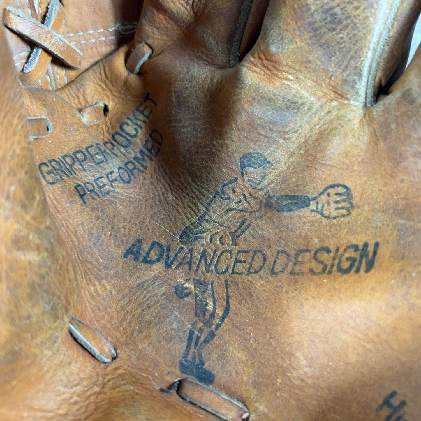 Vtg Rawlings GJ54 Bellows Web Mike Schmidt Leather Baseball Glove Nylon Reinforced Right Handed + 2 Childs Gloves